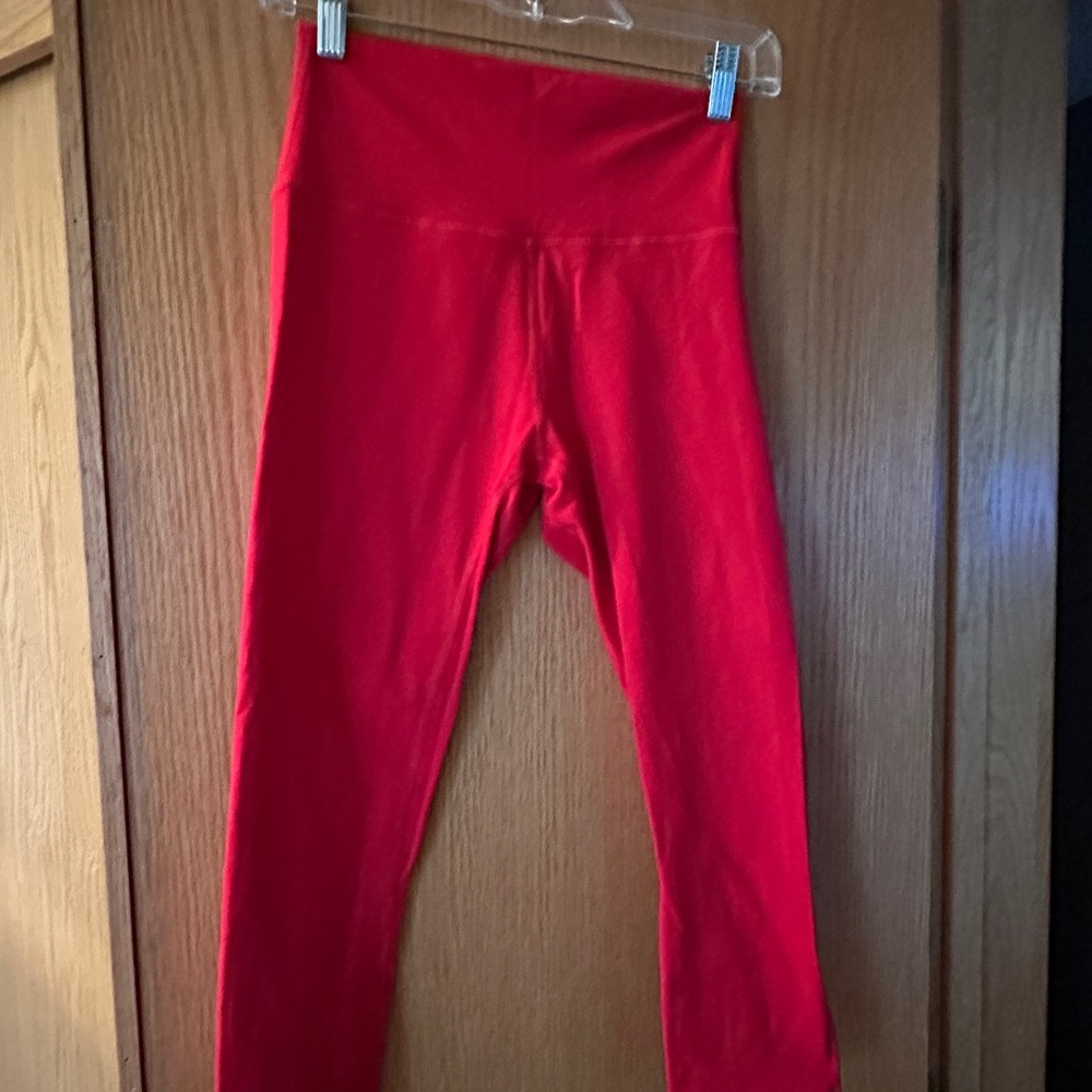 ZYIA Vibrant Red Leggings